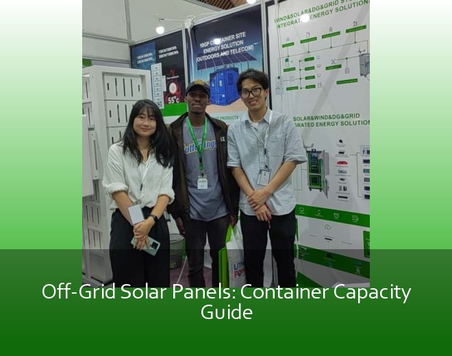 Off-Grid Solar Panels: Container Capacity Guide
